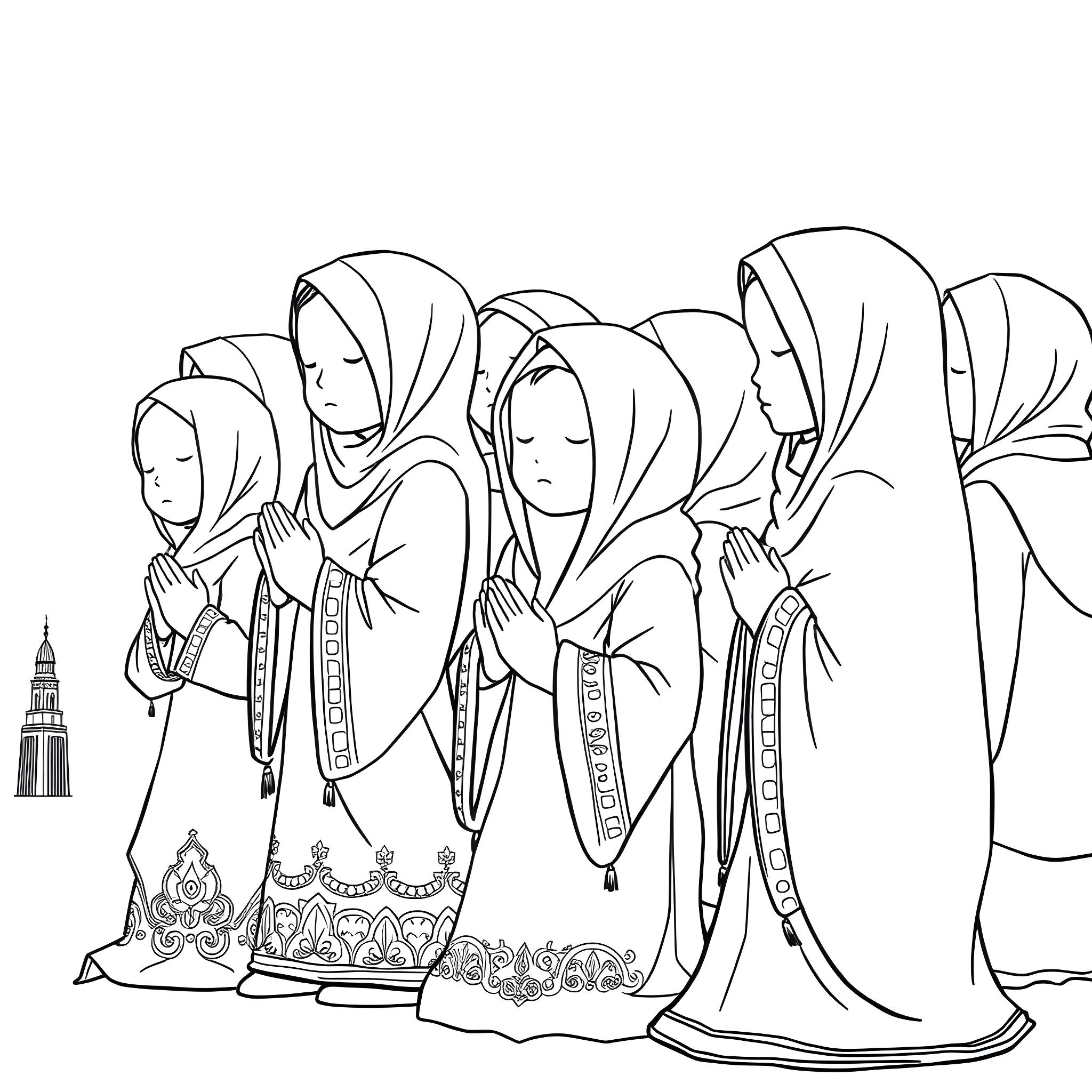 1 Best Muslim Children Coloring Pages Free Printable PDFs 