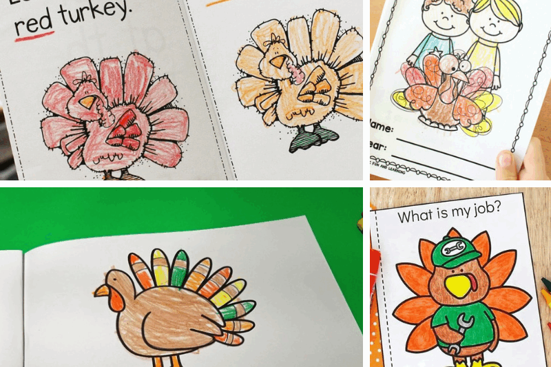Printable Preschool Thanksgiving Books