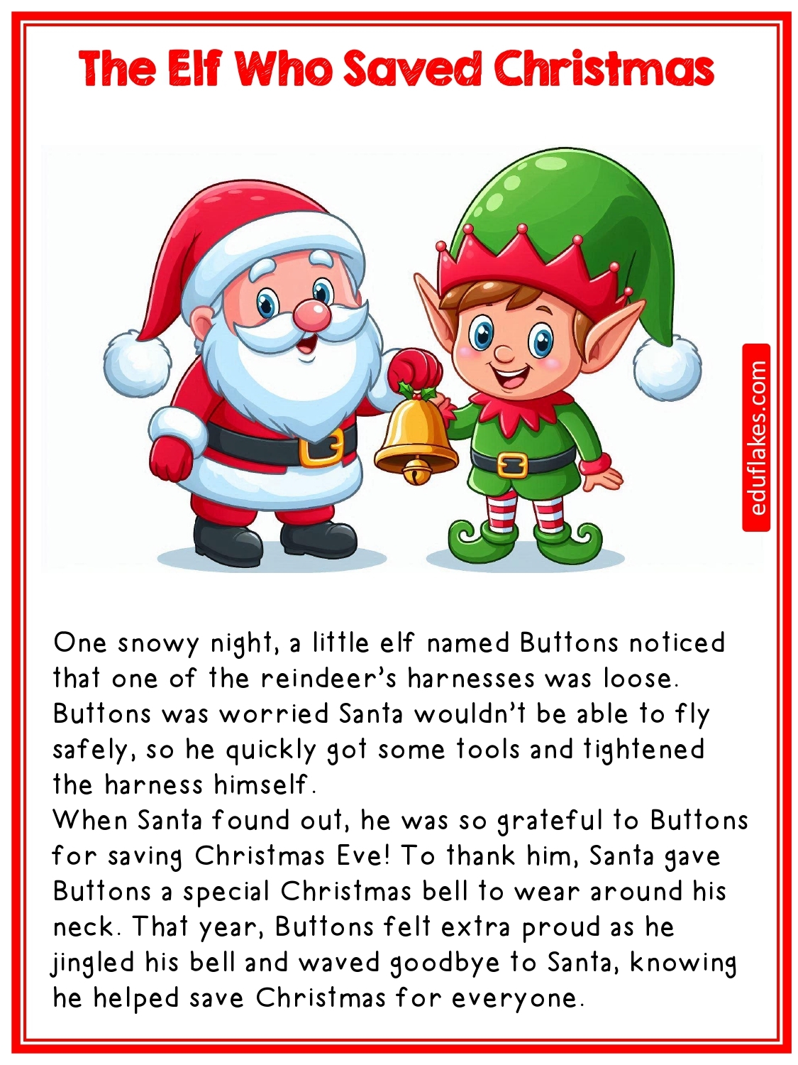 10 Kindergarten Christmas Bedtime Stories Free PDF Eduflakes