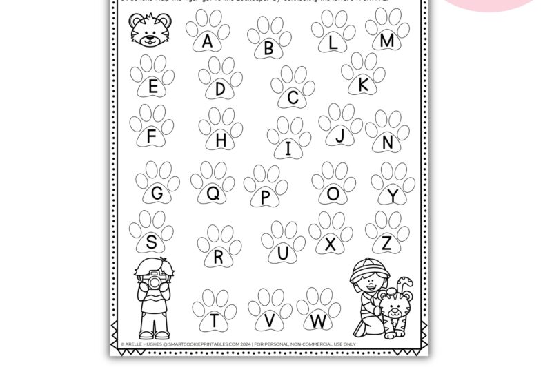 Printable Zoo Worksheets For Preschool