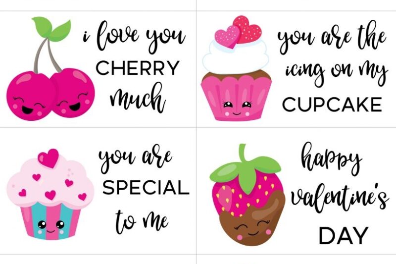 Printable Preschool Valentines Day Cards