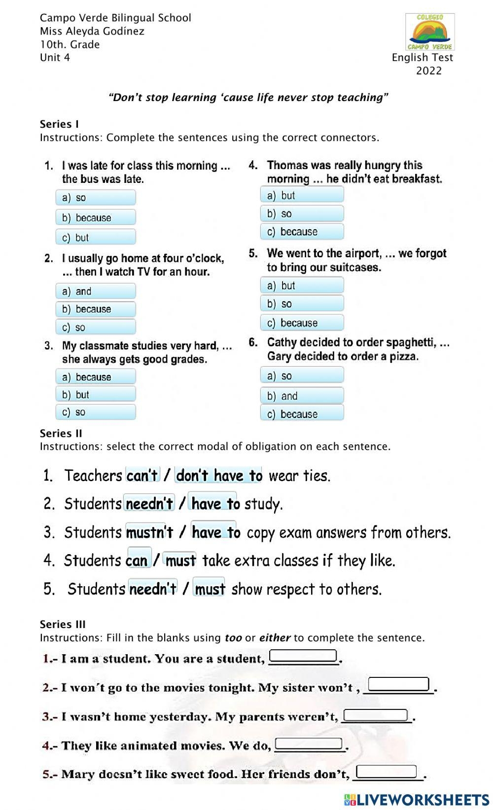 10th Grade English Worksheets Edform Worksheets Library