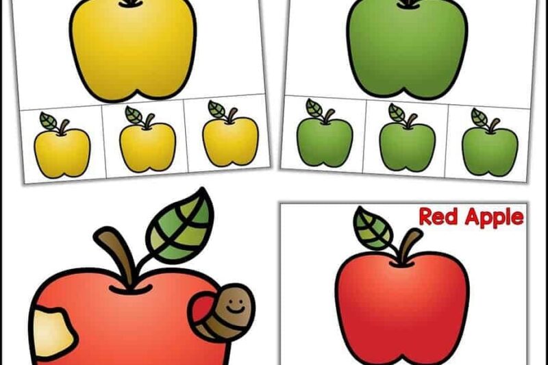 Free Preschool Printables For Apples