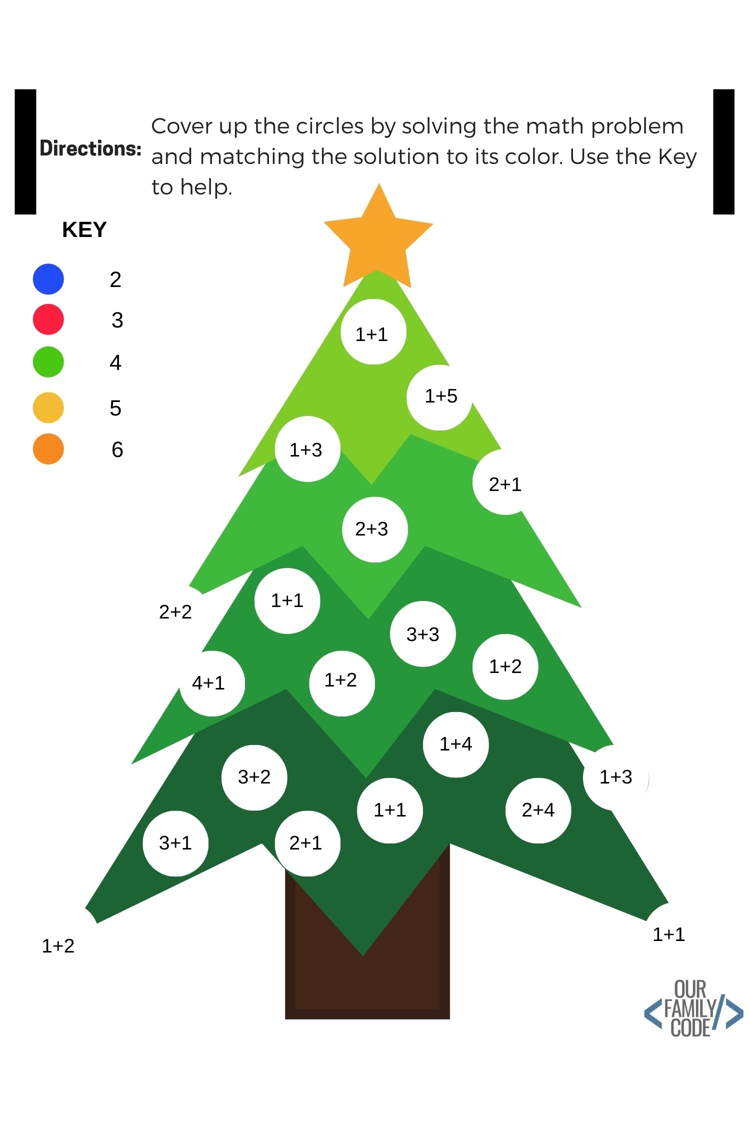 Free Math Christmas Worksheets For Kindergarten Free Math Christmas Worksheets For Kindergarten