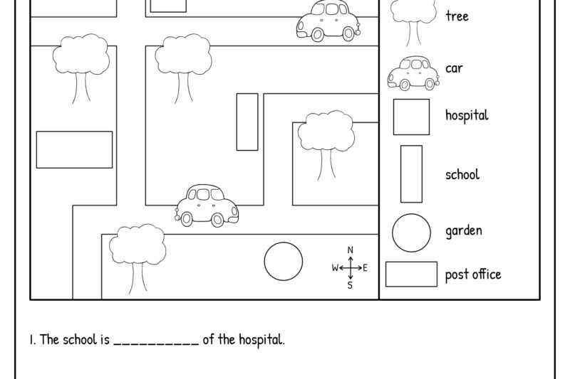 Free Kindergarten Map Skills Worksheets