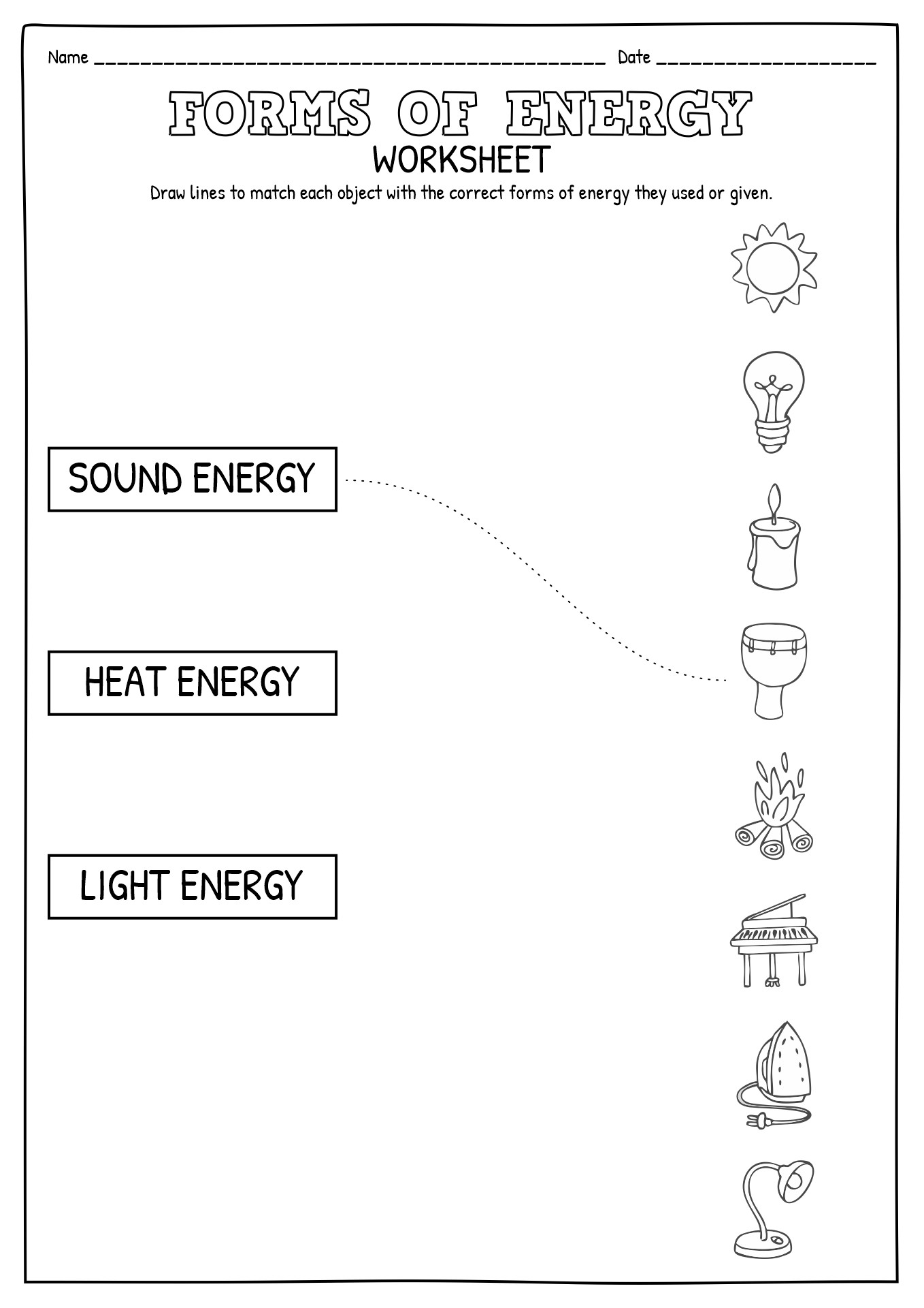 14 Energy Light Heat Sound Worksheets Free PDF At Worksheeto