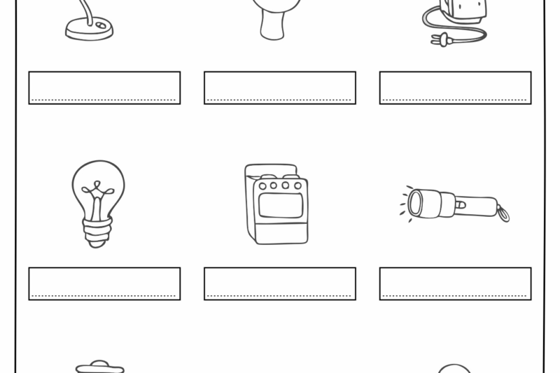 Free Printable Light And Sound Worksheets