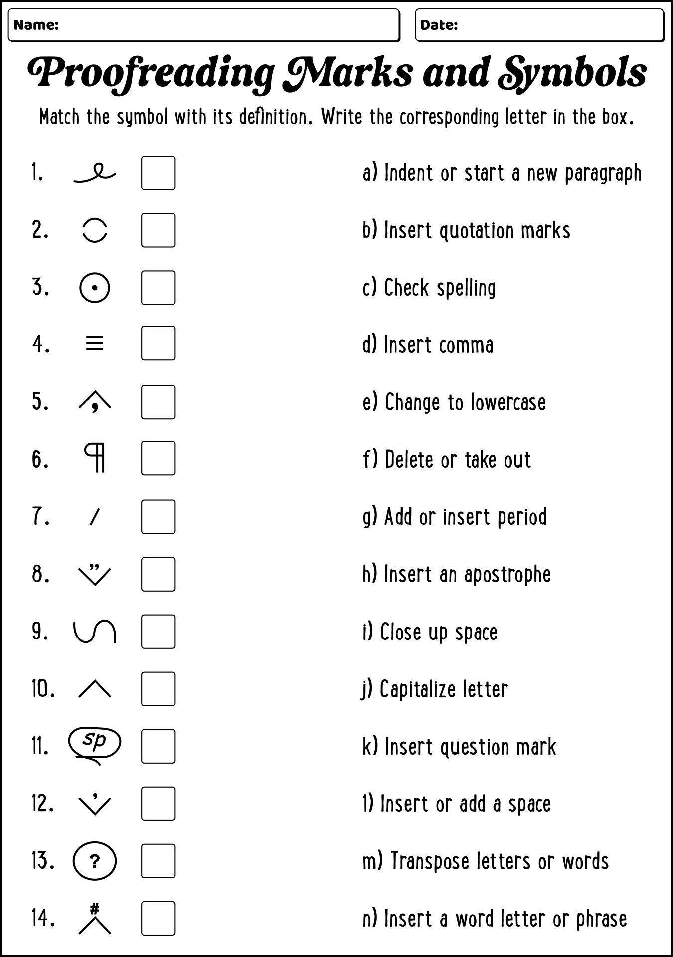 15 Proofreading Worksheets Elementary Free PDF At Worksheeto