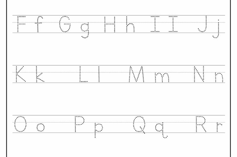 Printable Handwriting Worksheets For Kindergarten Pdf