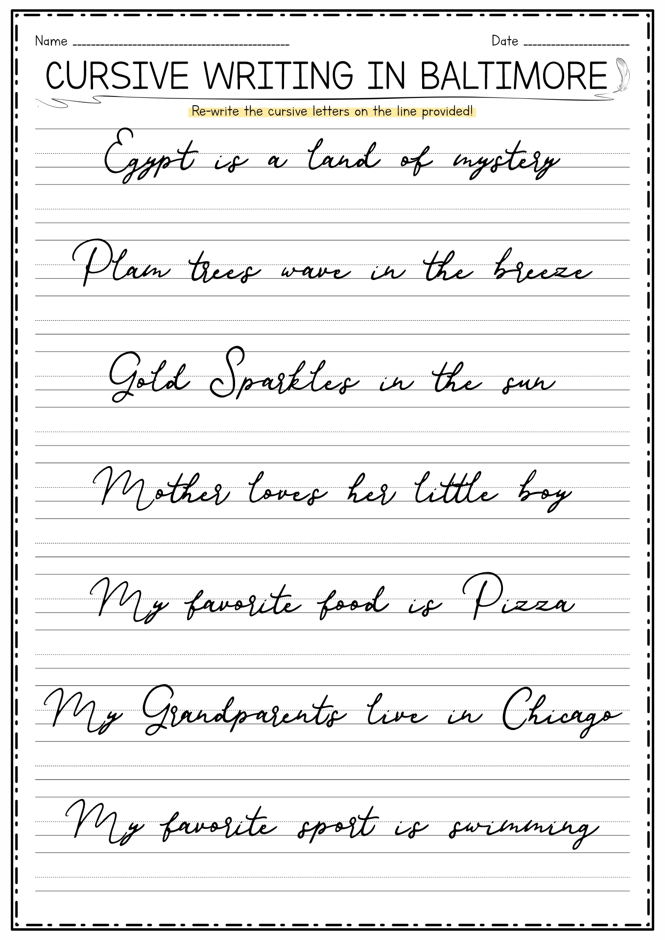 Free Printable Italic Handwriting Worksheets Free Printable Italic Handwriting Worksheets