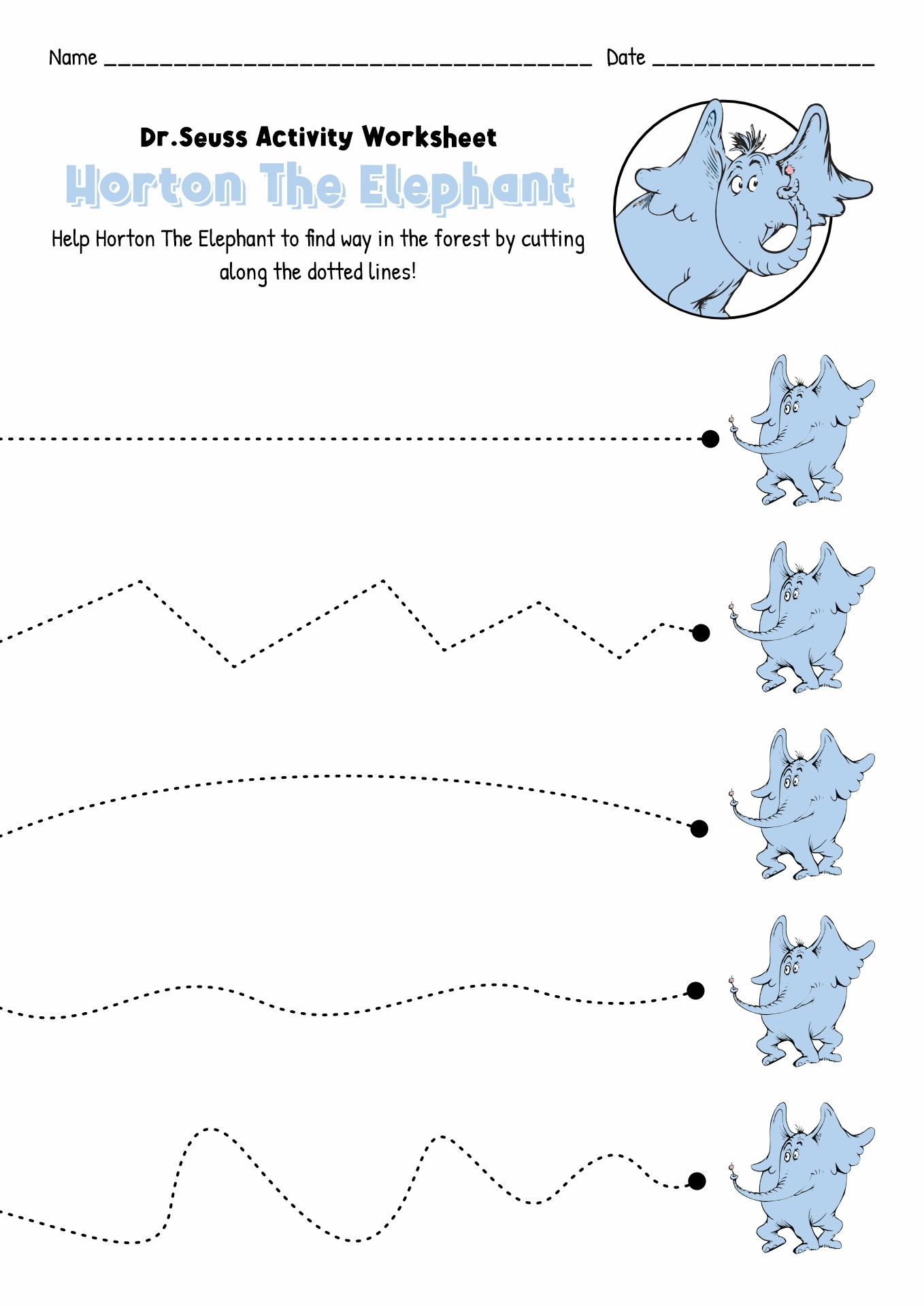18 Dr Seuss Worksheets For Preschool Free PDF At Worksheeto