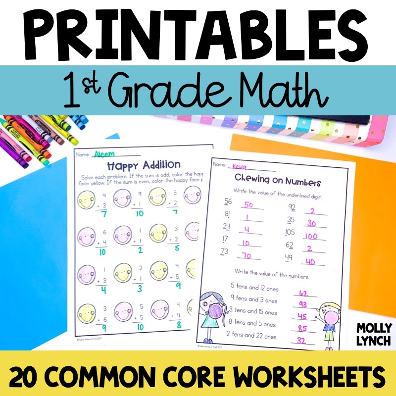 Free 1st Grade Worksheets Printable
