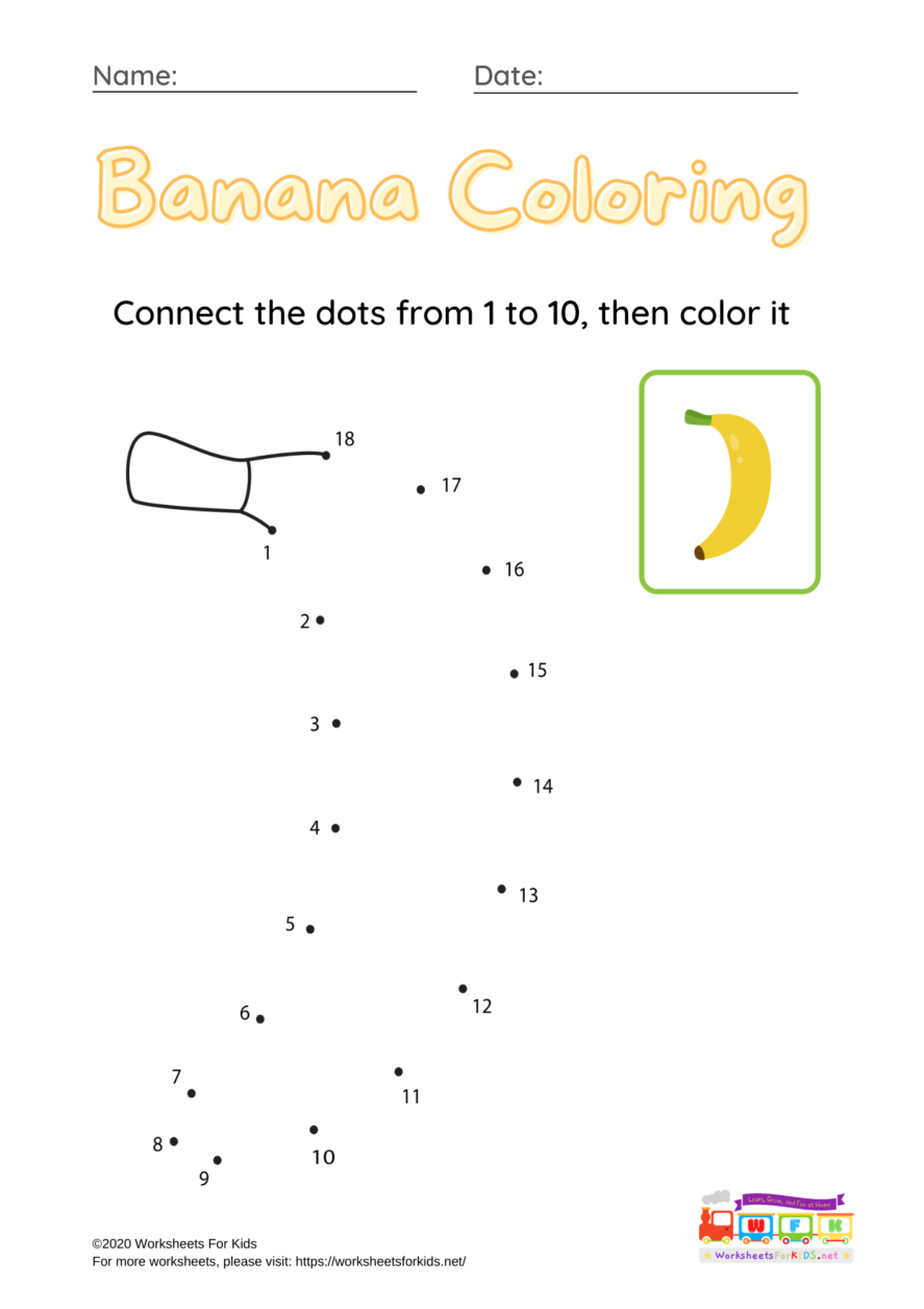 20 Coloring Banana