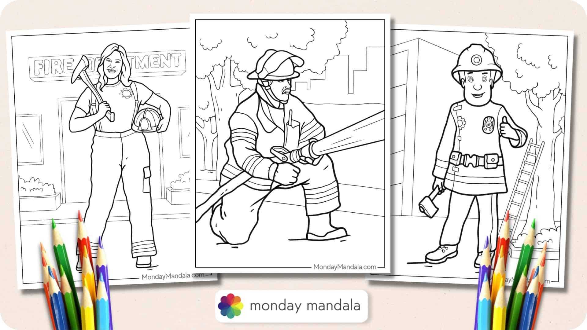 20 Firefighter Coloring Pages Free PDF Printables 20 Firefighter Coloring Pages Free PDF Printables