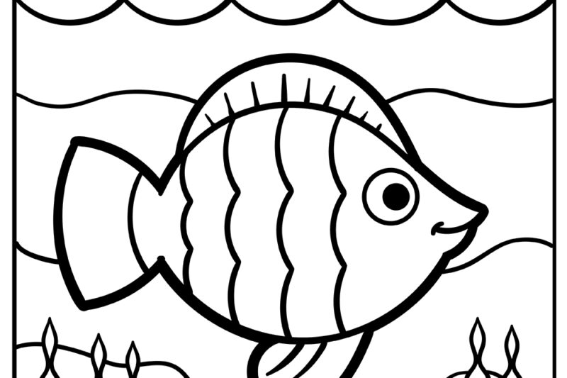 Preschool Coloring Sheet Printable