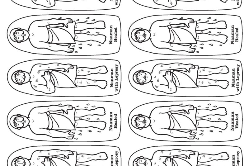 Printable Naaman Crafts For Preschoolers