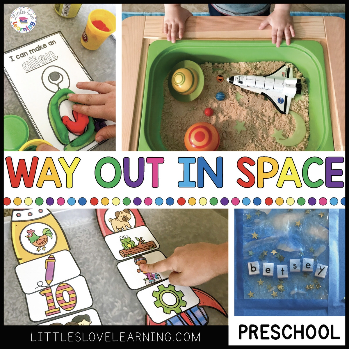 Free Preschool Space Printables