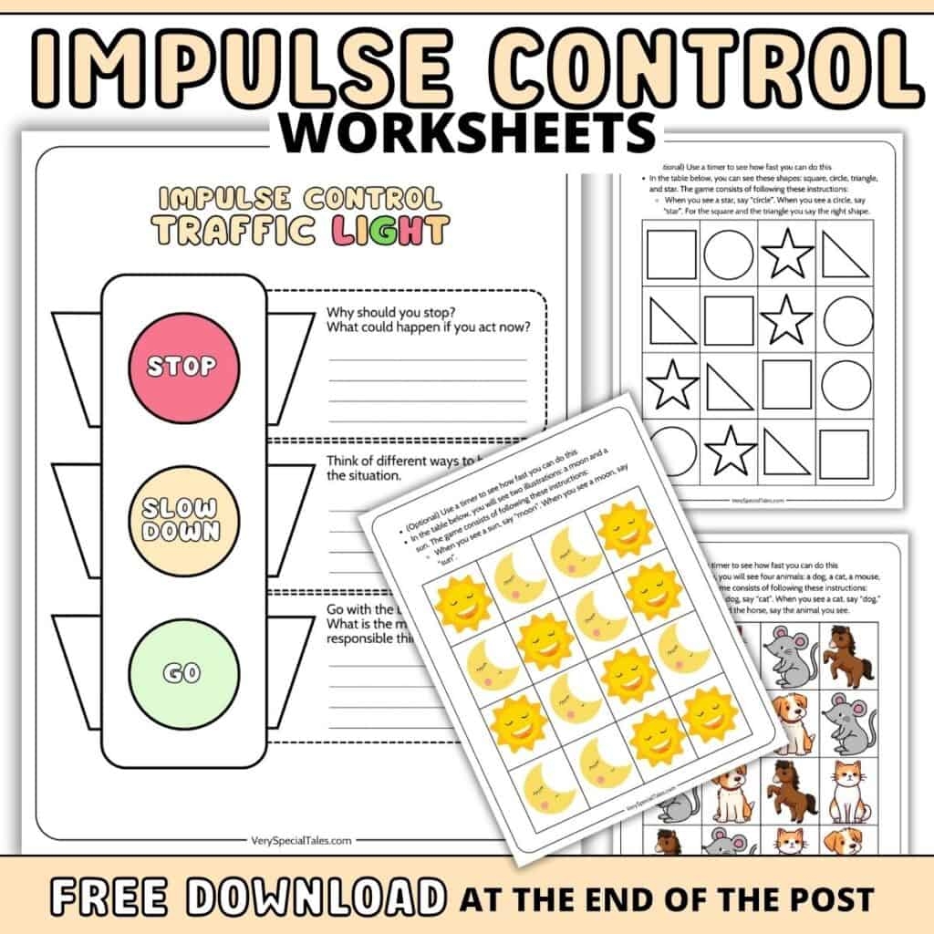 21 Impulse Control Activities For Kids PDF Fun Games Worksheets U0026 Resources To Practice Self Control At Home Or School Very Special Tales