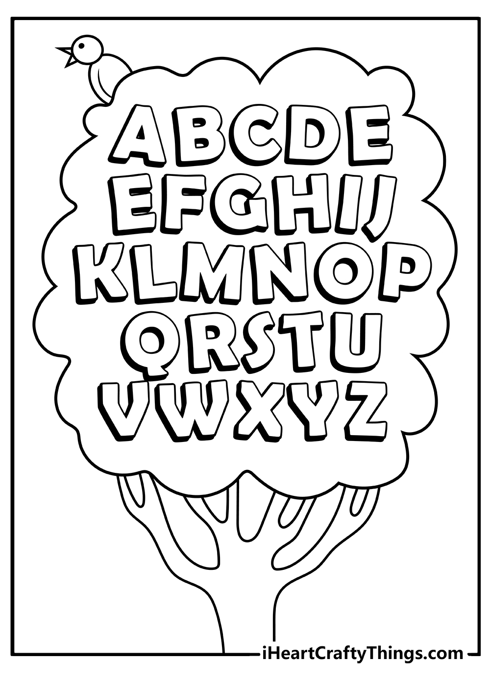 25 Alphabet Coloring Pages 100 Free Printables 