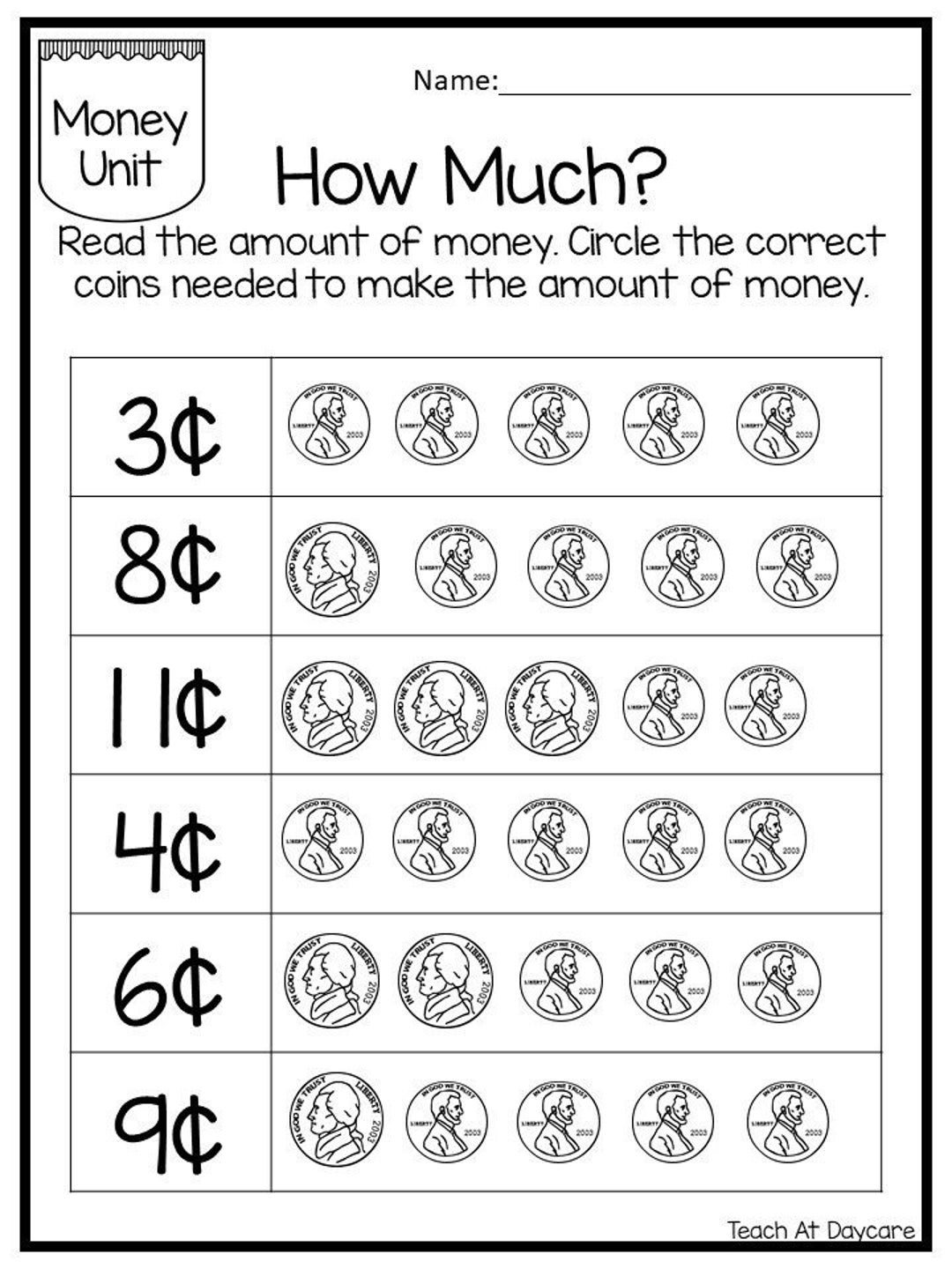 25 Circle The Correct Amount Of Money Worksheets Kindergarten Thru 3rd Grade Math Child Finances Etsy 25 Circle The Correct Amount Of Money Worksheets Kindergarten Thru 3rd Grade Math Child Finances Etsy