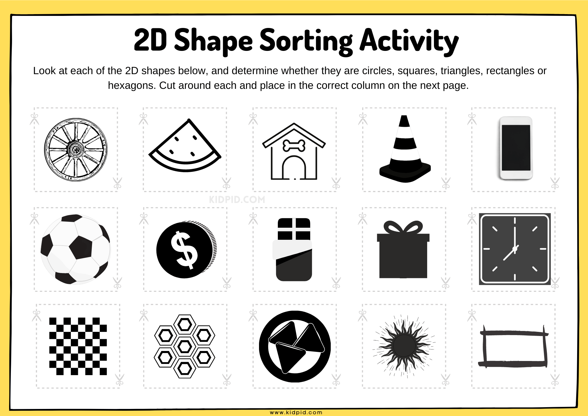 Free Printable Math Sorting Worksheets