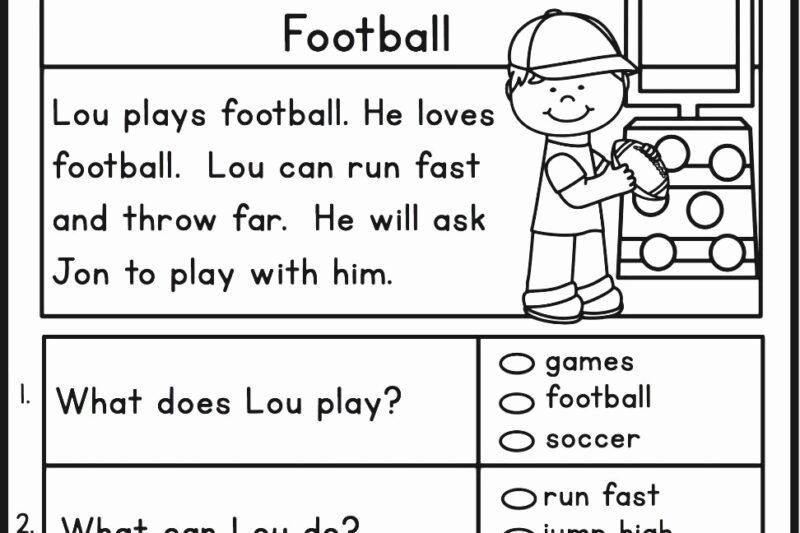 2nd Grade Free Printable Reading Worksheets