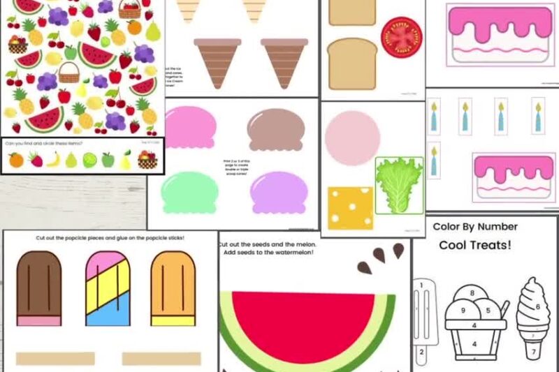Printable Preschool Activities 3 Year Olds
