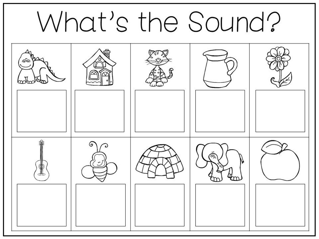 35 Printable Letters And Sounds Work Mats Worksheets Preschool kdg Phonics Etsy UK