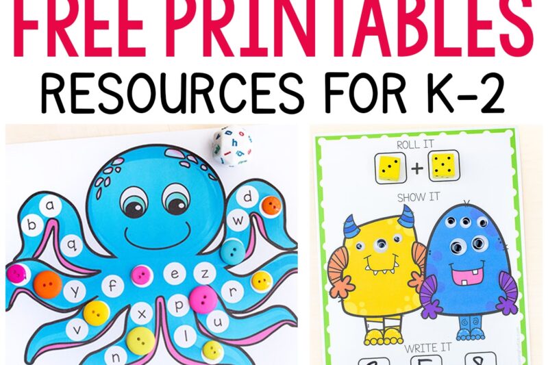 Free Printable Kids Activities Worksheets