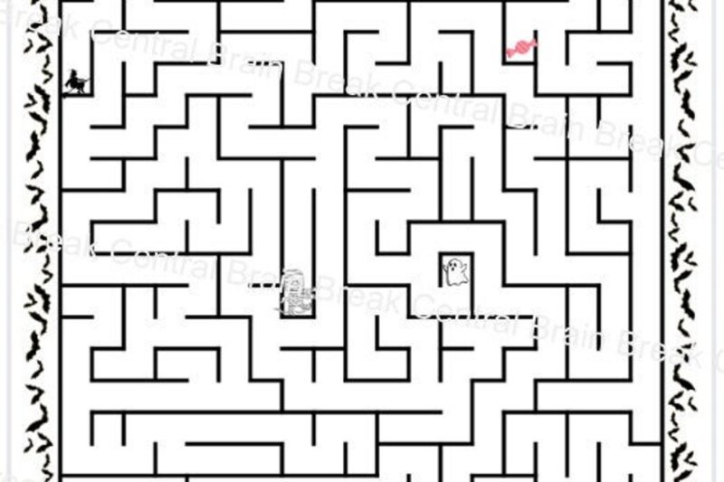 Maze Worksheets For Grade