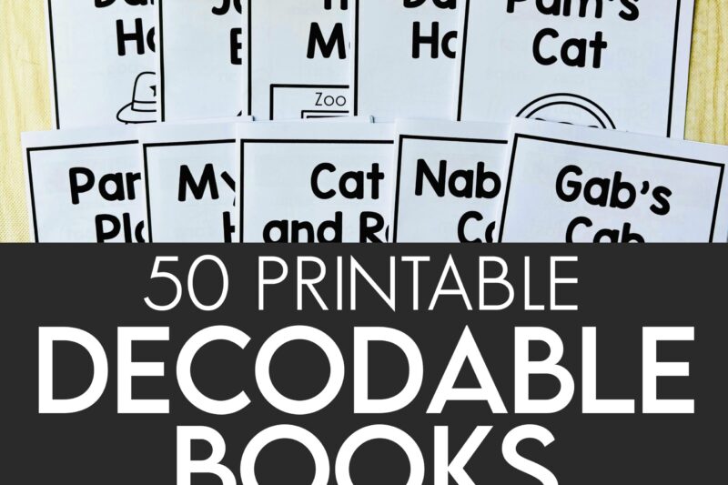 Free Printable Decodable Books For Preschool