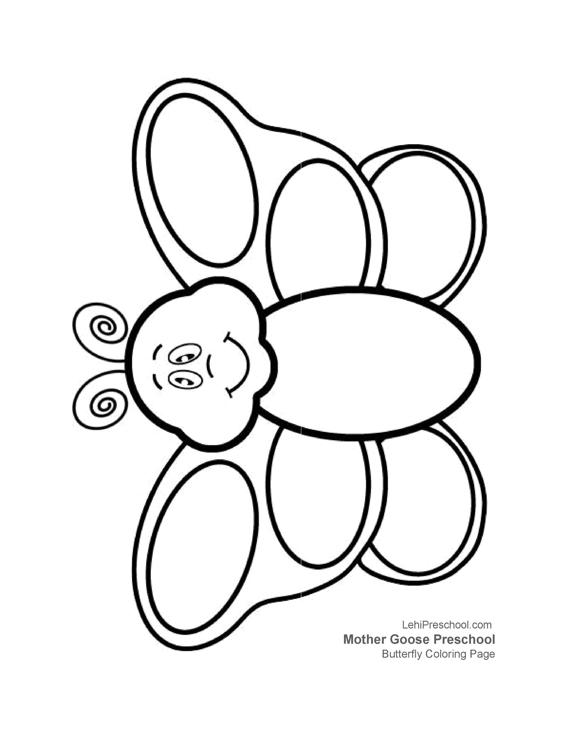 Free Printable Butterfly Templates For Preschool