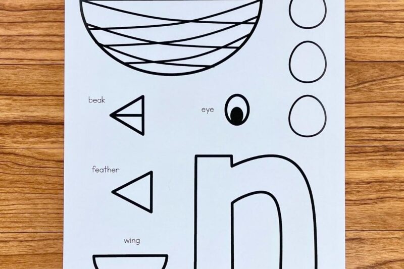 Letter N Crafts For Preschoolers Printable