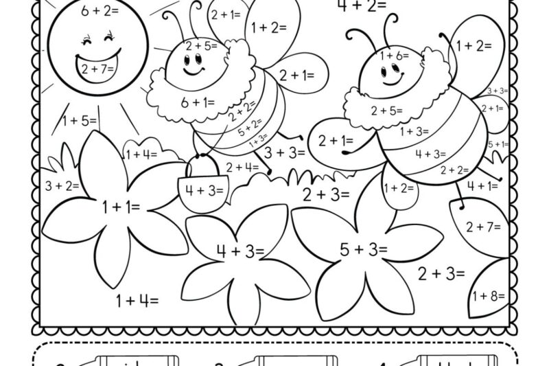 Free Kindergarten Spring Worksheets