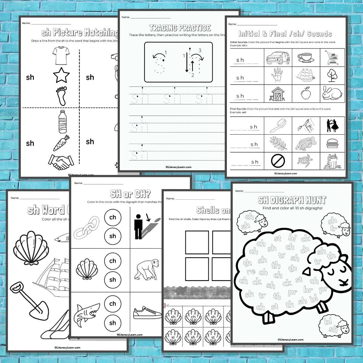 7 SH Worksheets For Digraph Learning Literacy Learn