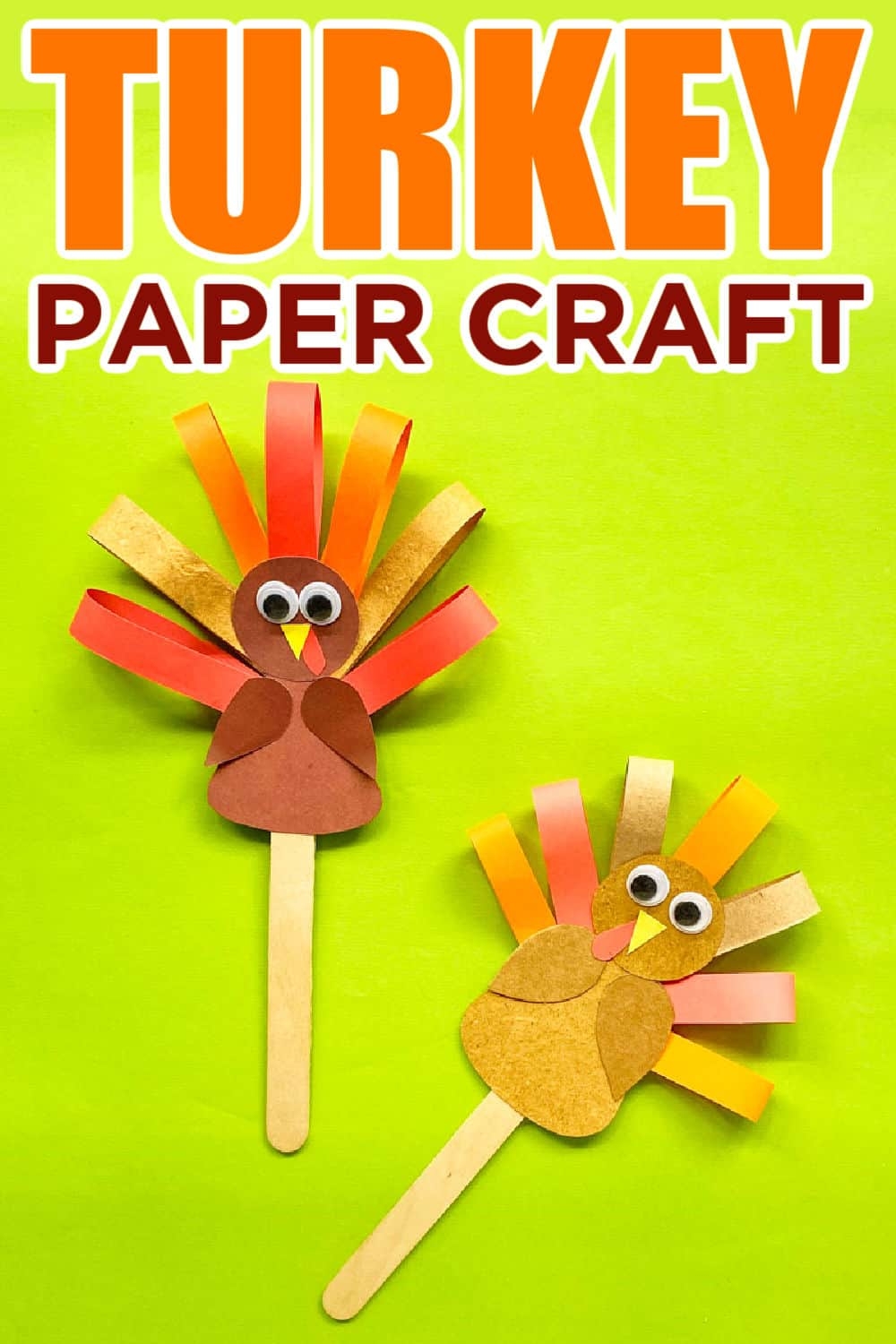 Preschool Printable Thanksgiving Crafts