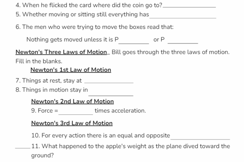 Free Printable Science Worksheets 8th Grade
