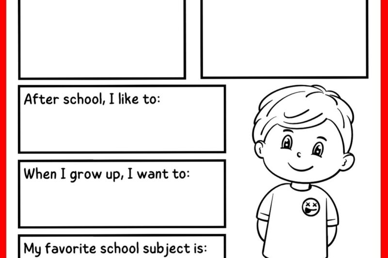 I Me Free Printable Worksheets