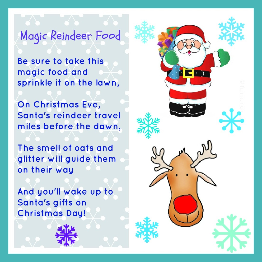 Free Printable Christmas Poem For Preschool
