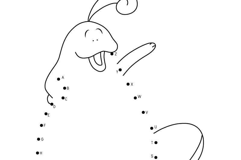 Dot To Dot Alphabet Worksheets
