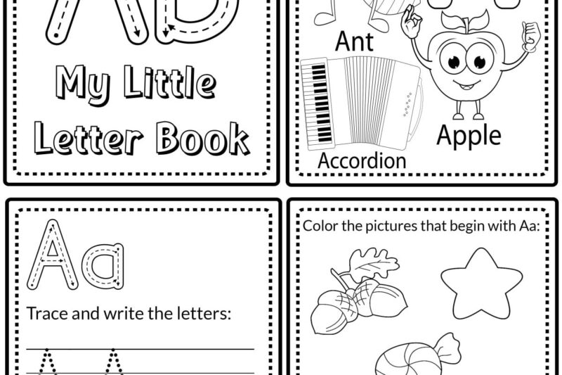 Alphabet Book Printable Preschool