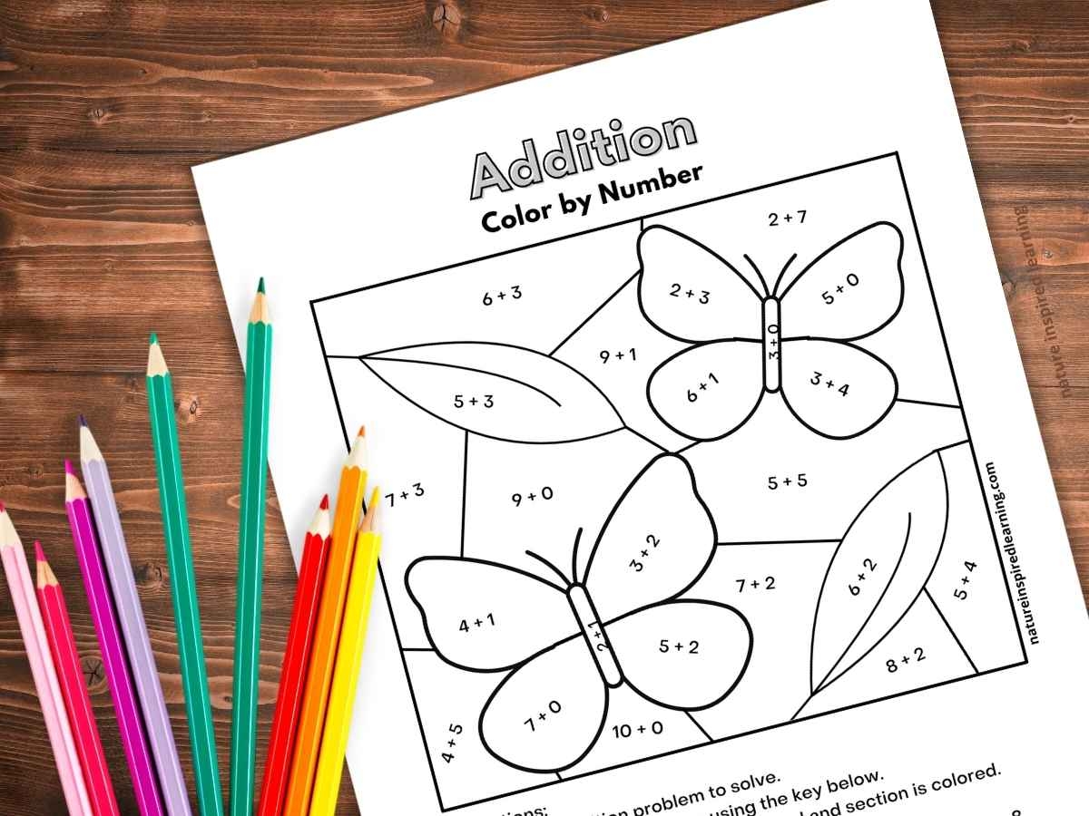 Color By Number Worksheets Math Color By Number Worksheets Math