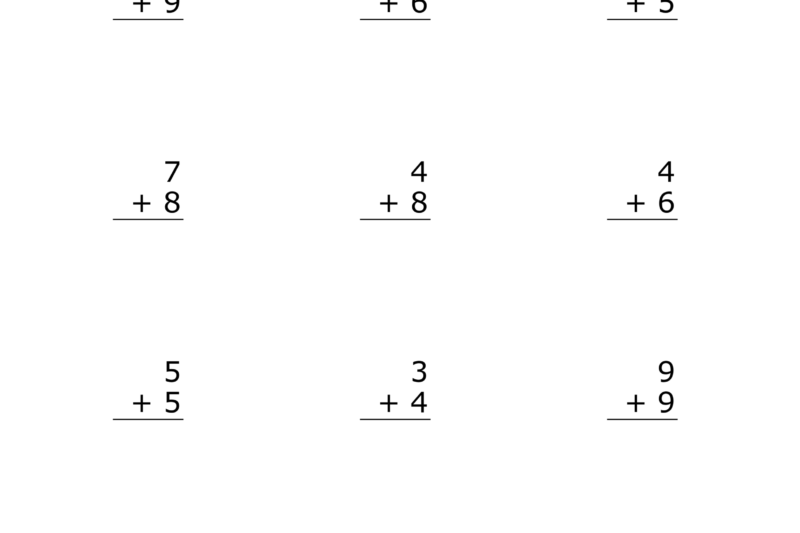 Addition Worksheets Free Printables