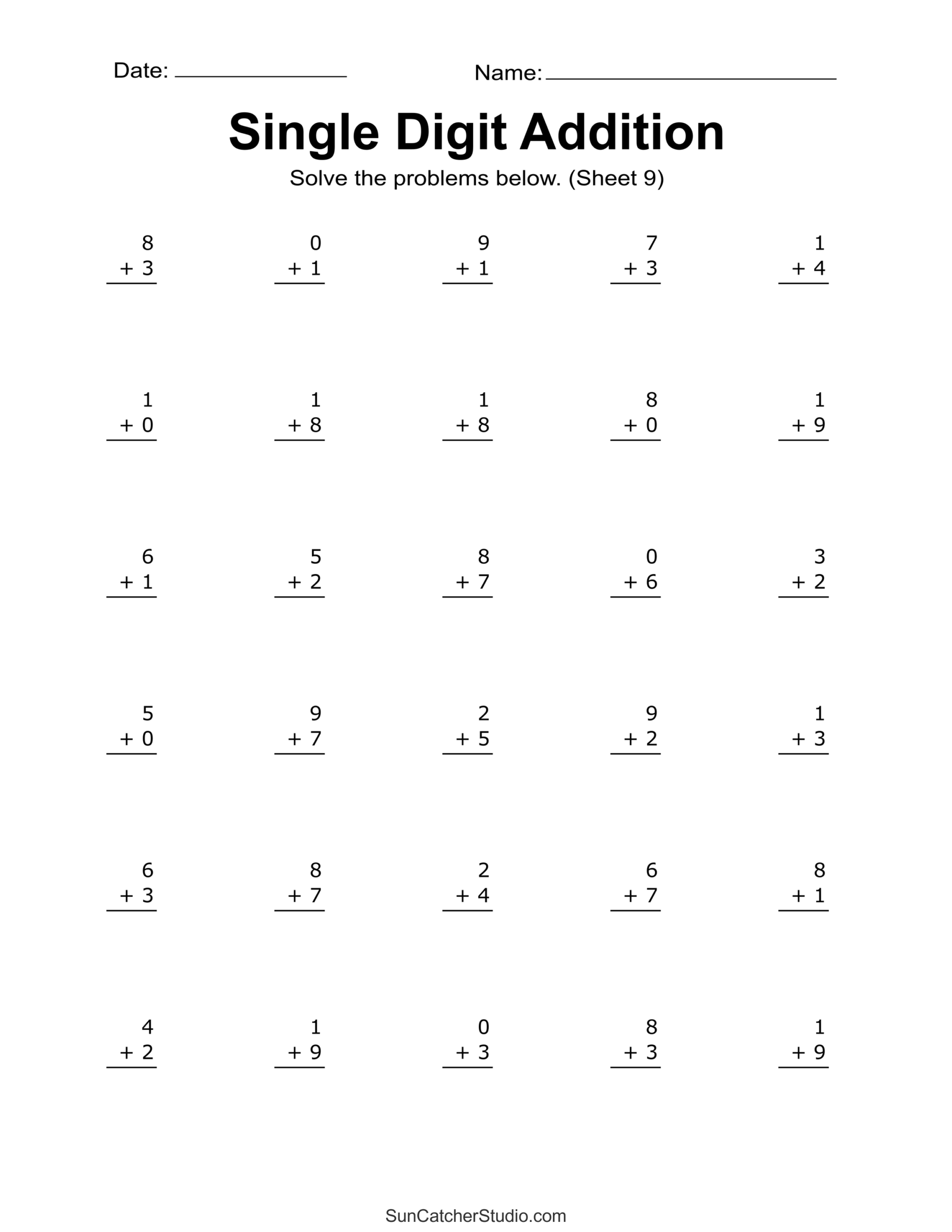 Free 2nd Grade Math Worksheets Printable