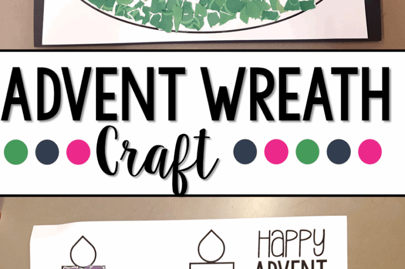 Advent Wreath Craft Preschool Printable Activities