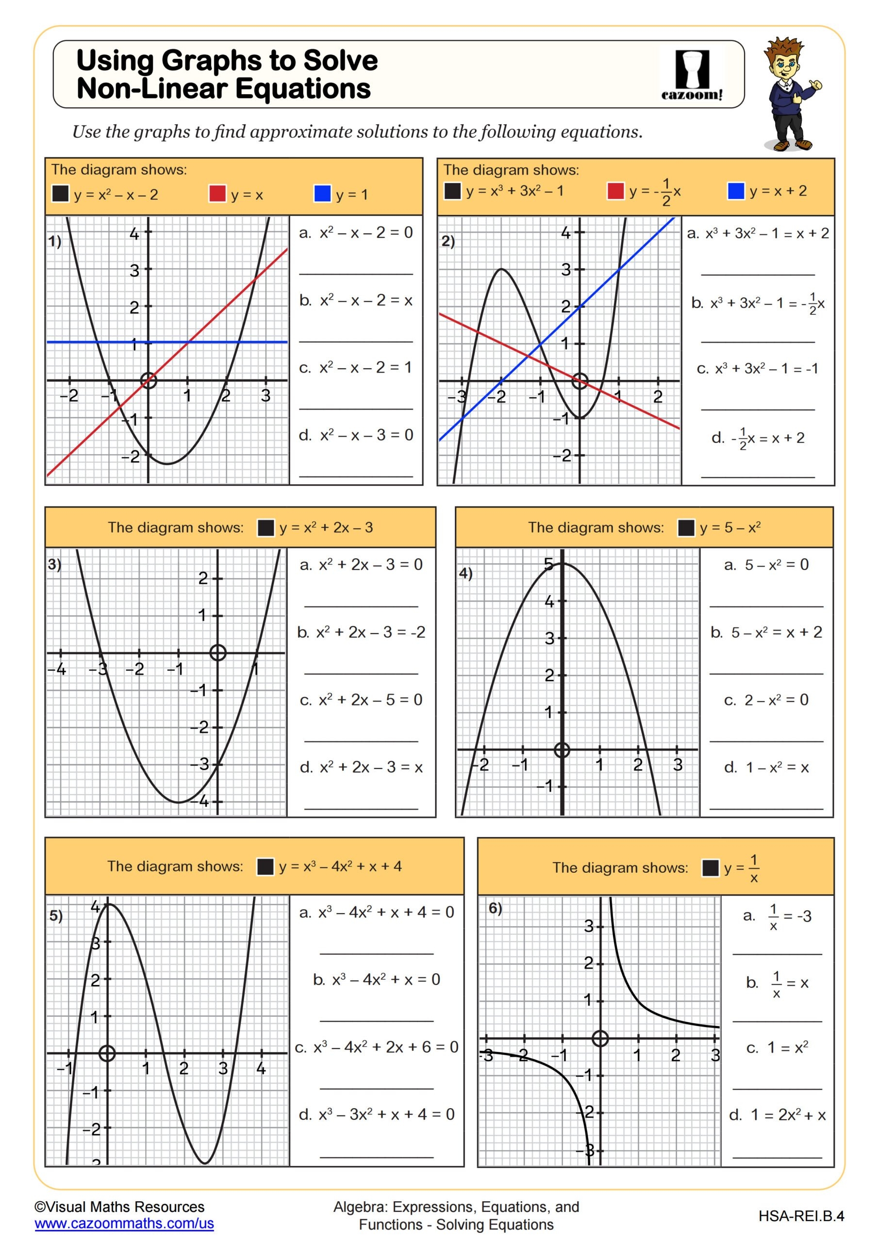 Free Printable Algebra Ii Worksheets