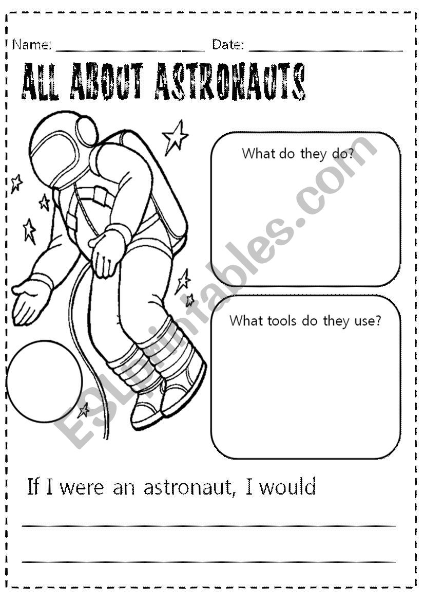 All About Astronauts ESL Worksheet By Jackyteacher13 All About Astronauts ESL Worksheet By Jackyteacher13