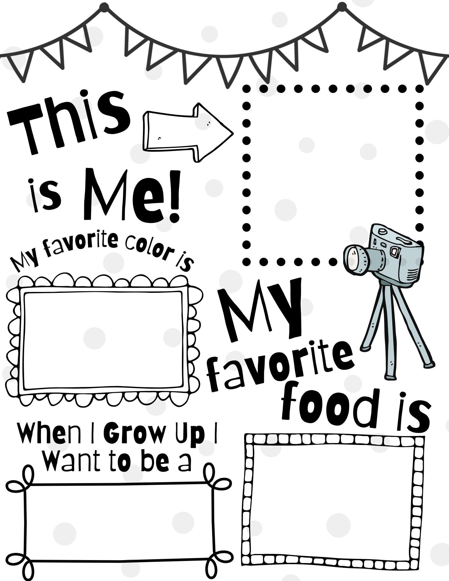 Free All About Me Preschool Printables Free All About Me Preschool Printables