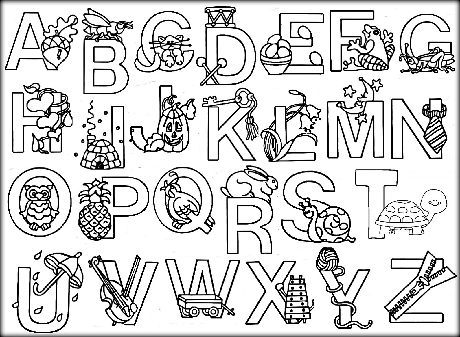 Alphabet Coloring Worksheets To Print 123 Worksheets Alphabet Coloring Worksheets To Print 123 Worksheets