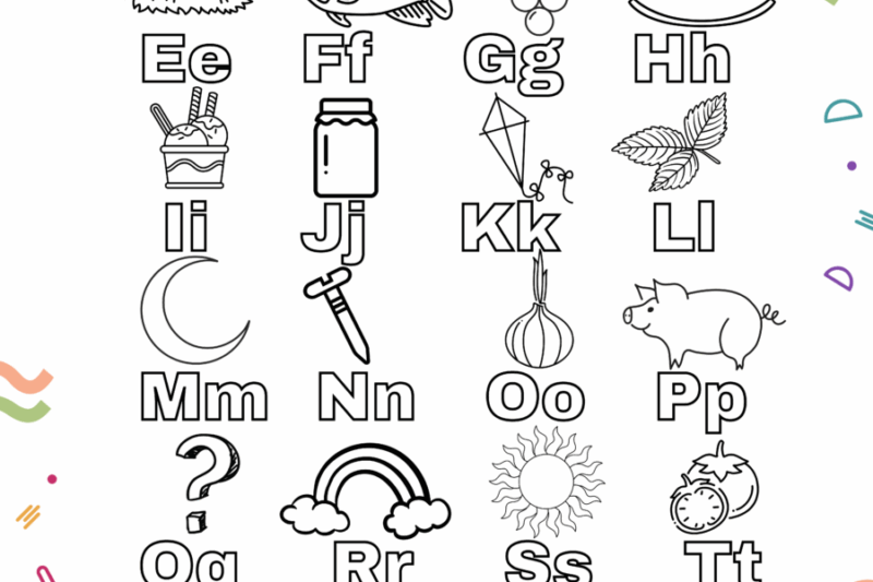 Alphabet Worksheets Coloring